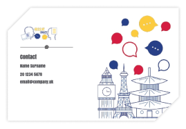 Cartes de visite 85 x 55mm (format feuille)