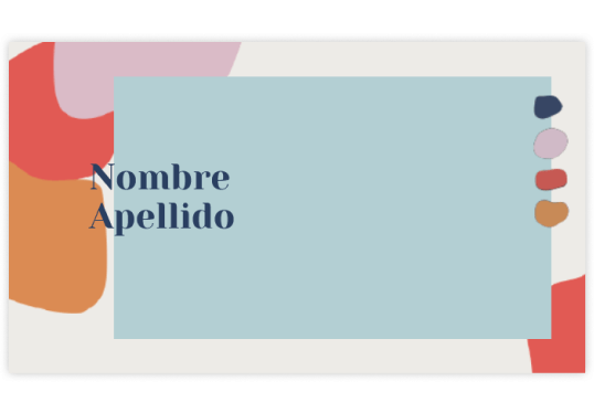 Tarjeta de Presentación 90 x 50 mm