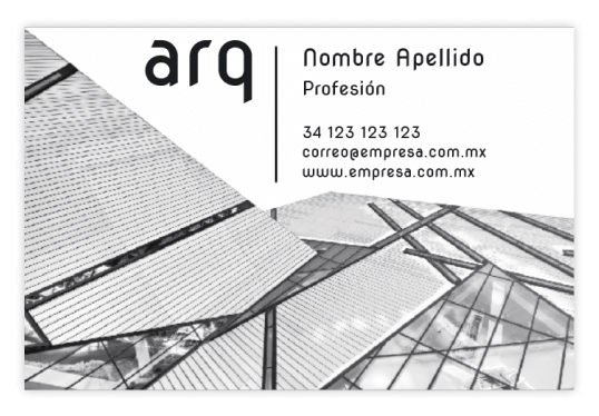 Tarjeta de Presentación 85 x 55 mm